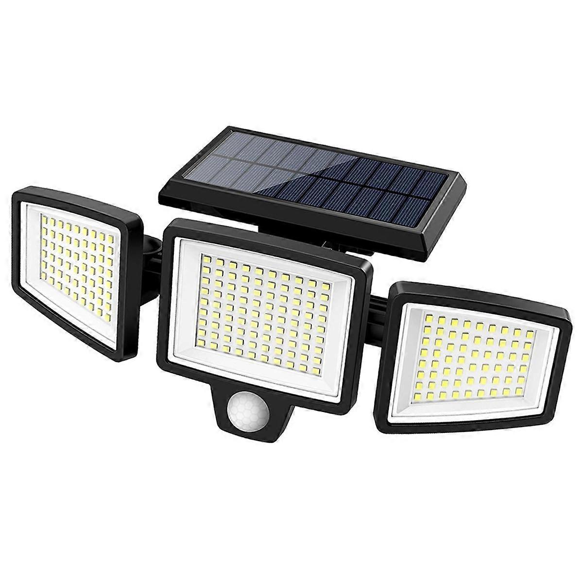 210 LED Solar Security Lights with Remote 2500LM Motion Sensor
