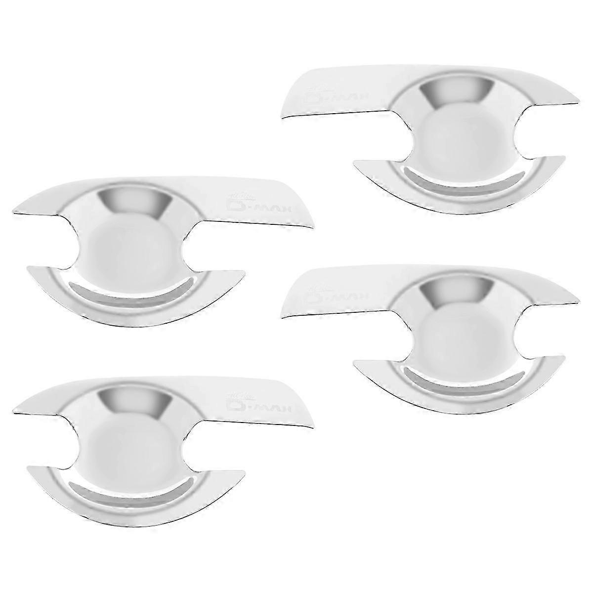 4Pcs ABS Chrome Car Door Handle Bowl Cover for D-MAX 2012-2018