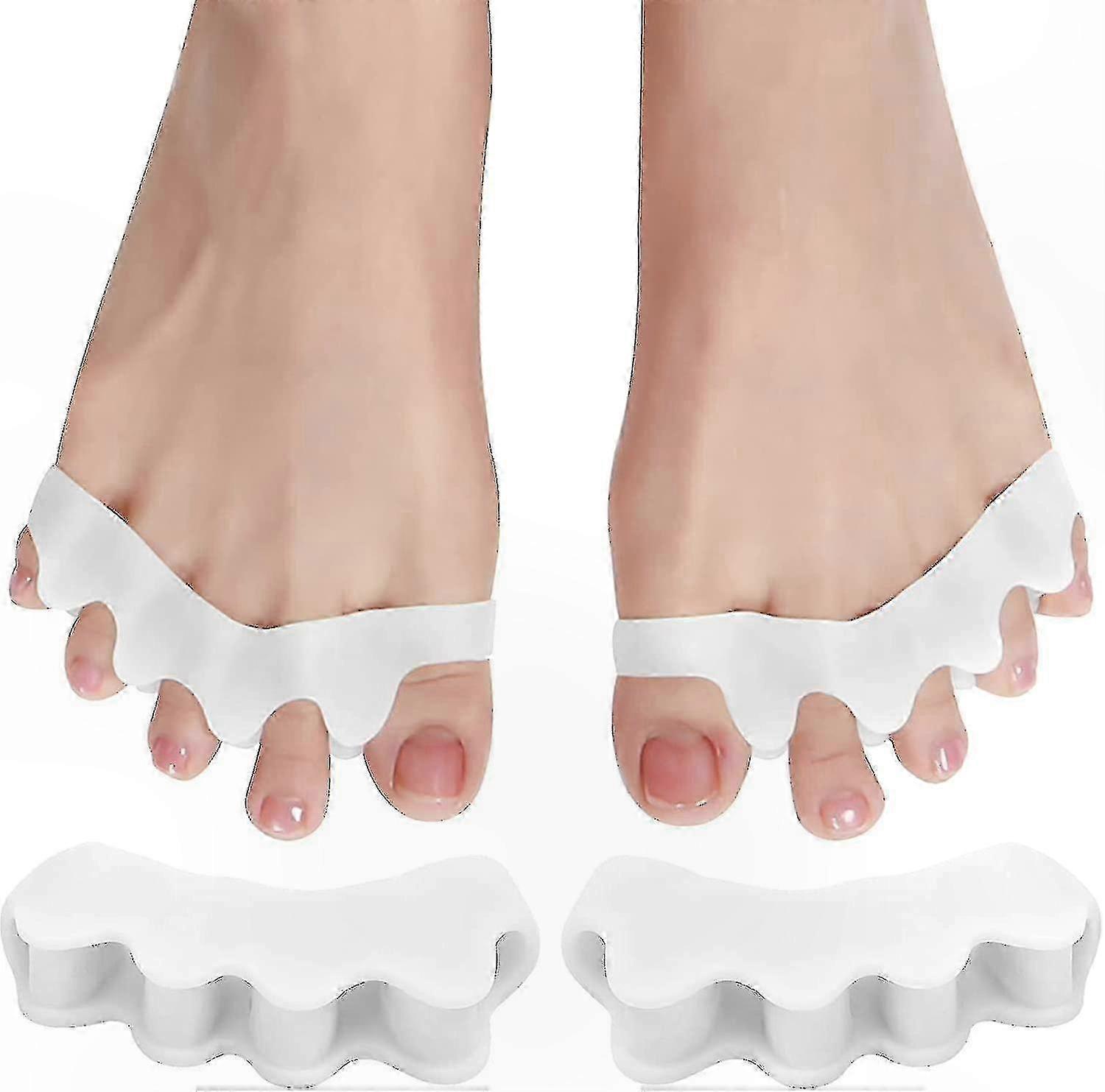Silicone Toe Spacers for Bunion Relief and Alignment Correction - Comfortable Hallux Valgus Solution