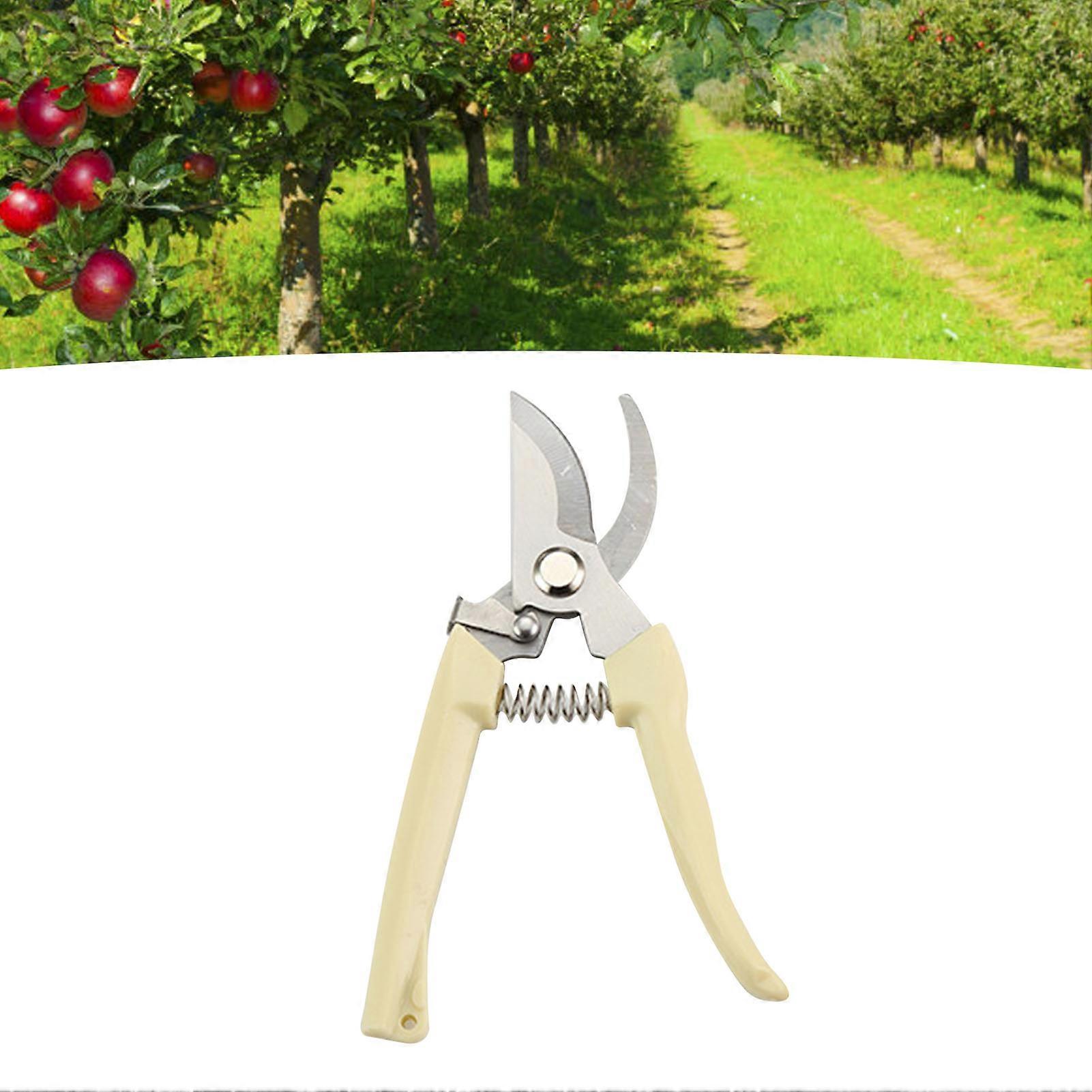 Stainless Steel Pruning Shears 100g Ergonomic Soft Grip Tool