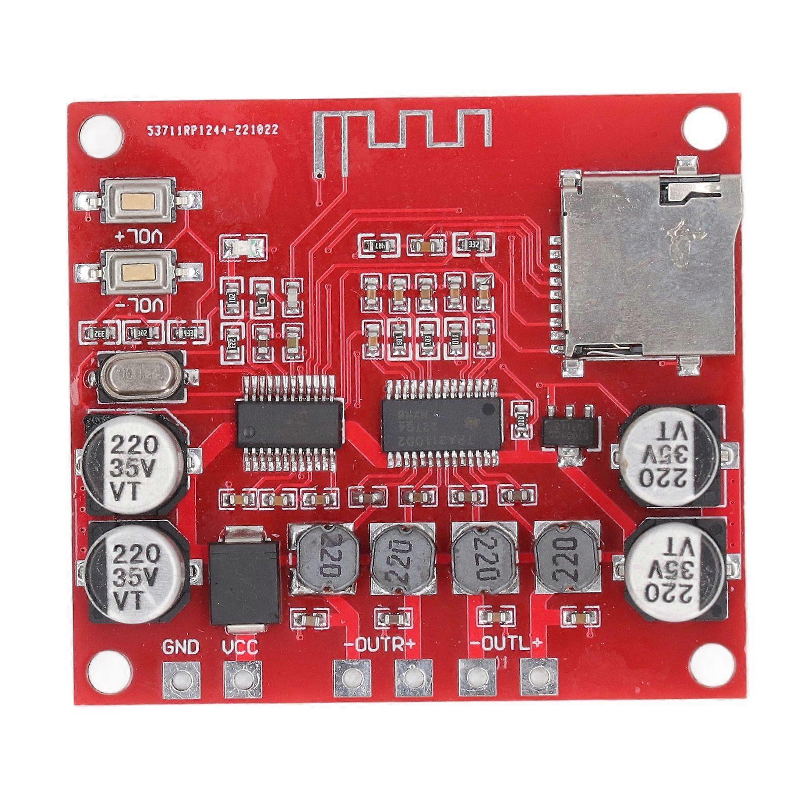 Bluetooth Power Amplifier Board 2 Channel Audio Wireless Speaker Amplifier Board DC1224V