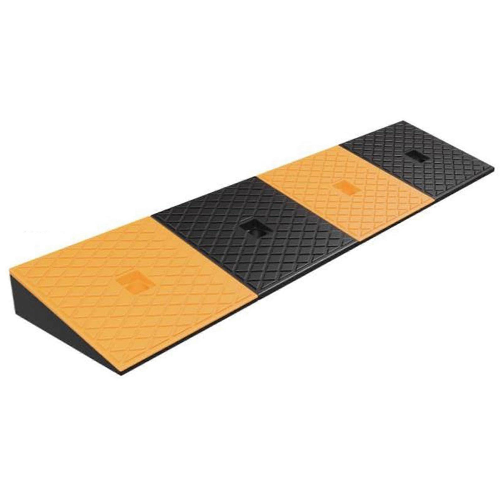 Rubber Driveway Curb Ramp HeavyDuty Kerb Ramp Portable Threshold Ramp LowProfile Car Ramp for Wheelchair Bikes