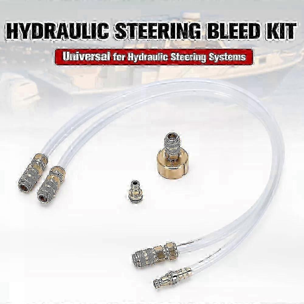 For Sea Star Hydraulic Steering Kit System Bleeder Filler Hose Boat Bleed Kit x