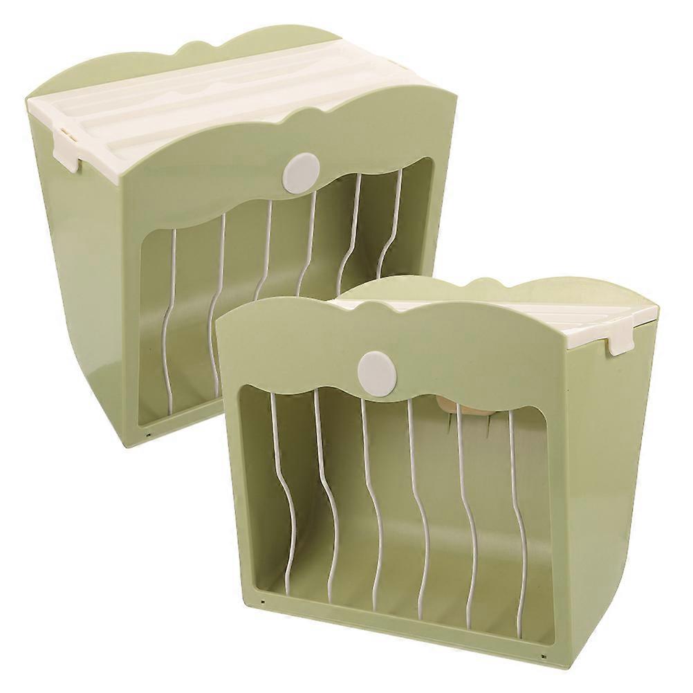 Small Animal Feeder Bunny Cage Accessories Durable Rectangular 2Pcs