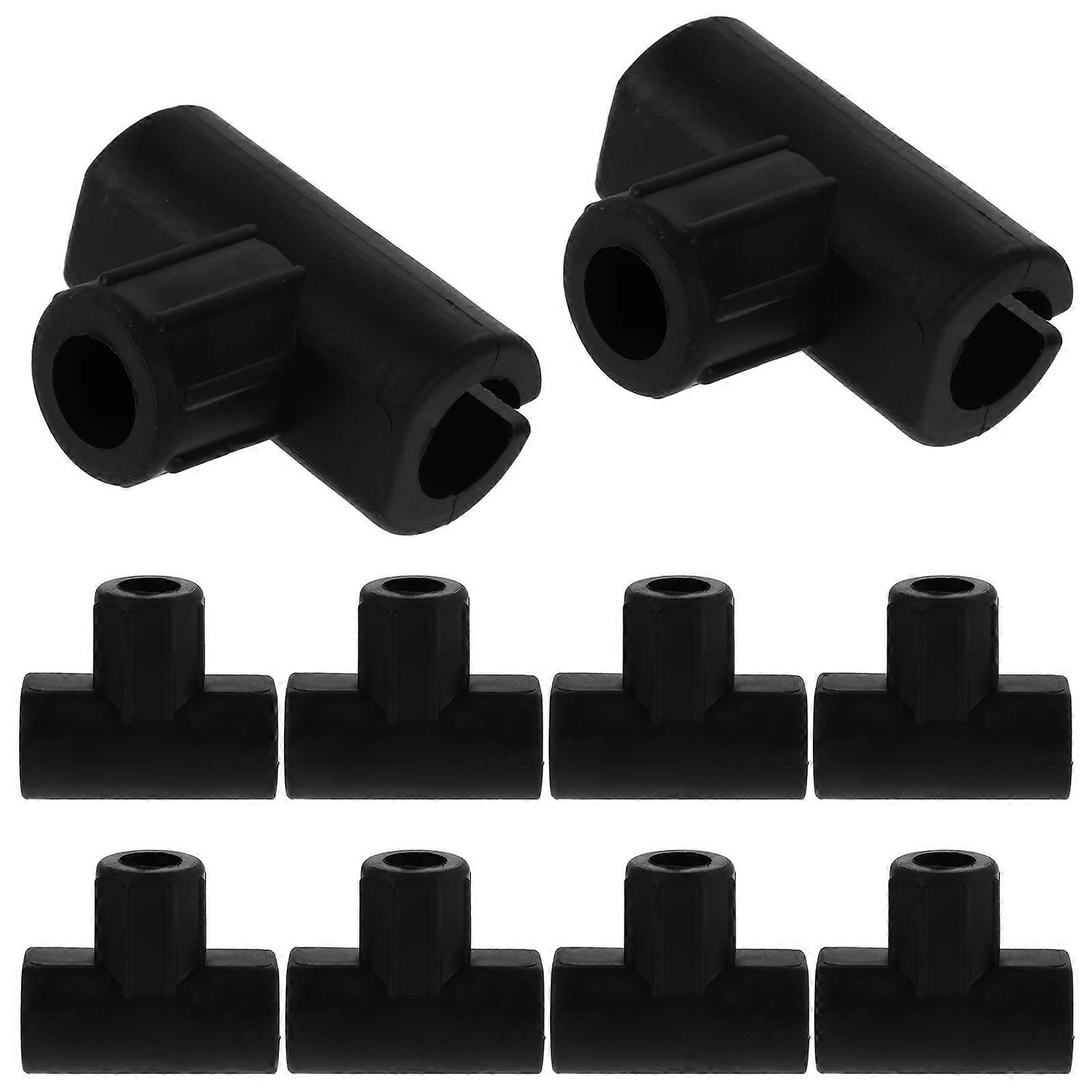 Fishing Line Spool Connector in Blue Rubber for Replacement 10pcs Versatile and Durable