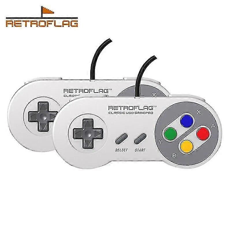 2PCS Retroflag Classic USB Wired Controller Gamepad Handle for Raspberry Pi Windows Nintendo Switch