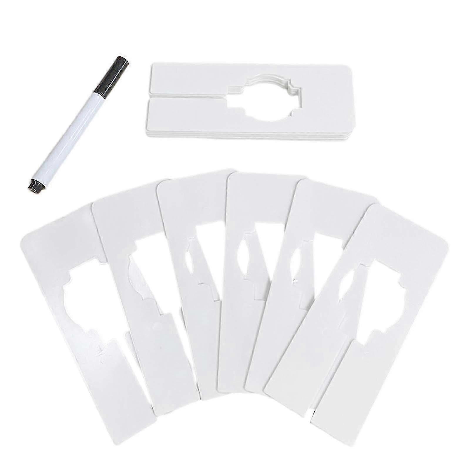 30 Pieces Clothing Hangers Dividers Separator With Marker For Sorting Color