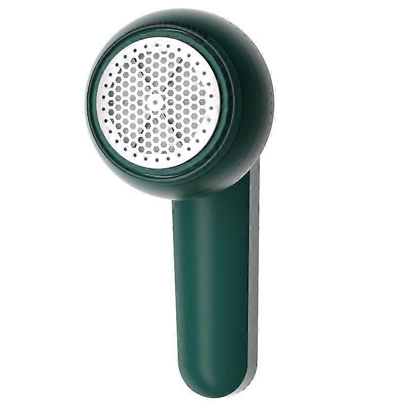 Fabric shaver lint remover, household rechargeable lint roller remover, portable sweater lint trimmer(green)