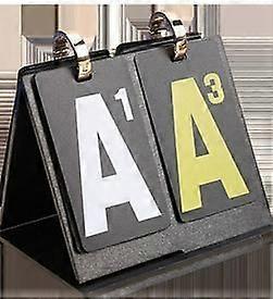 Flip Scoreboard Portable: Manual Score Keeper Tool 2-digital Large Number Flip Display for Card Games Competition Sports - Tabletop Sports Scoring Boa