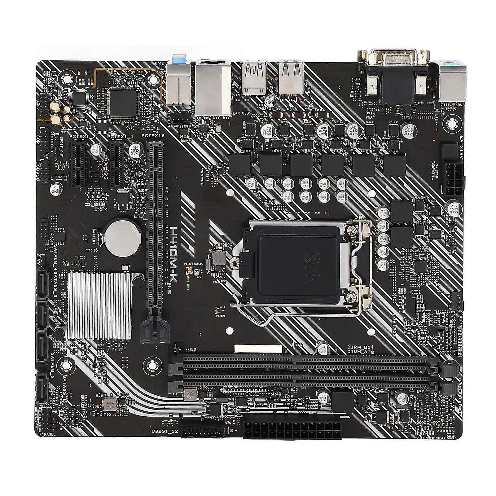 PRIME H410M K M ATX Motherboard LGA 1200 DDR4 64GB PCI E 3.0 for 10th Gen CPUs