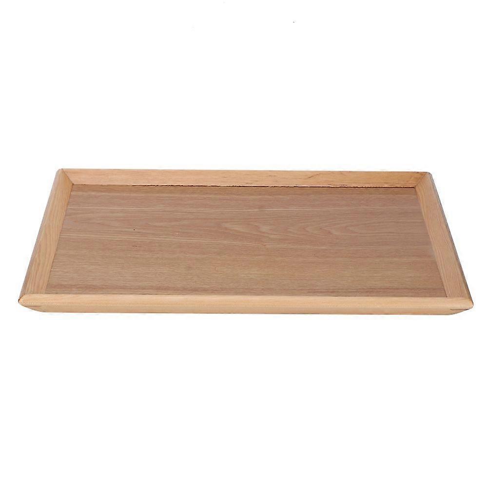 Wooden Tea Coffee Cup Tray Snack Serving Tray Storage Tableware
