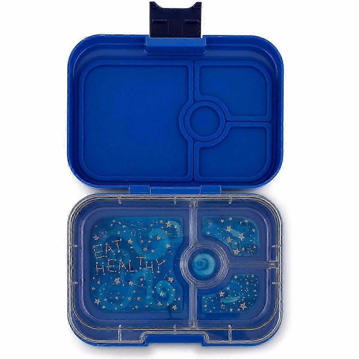 Bento Style 4-Compartment Lunch Container - Ocean Blue