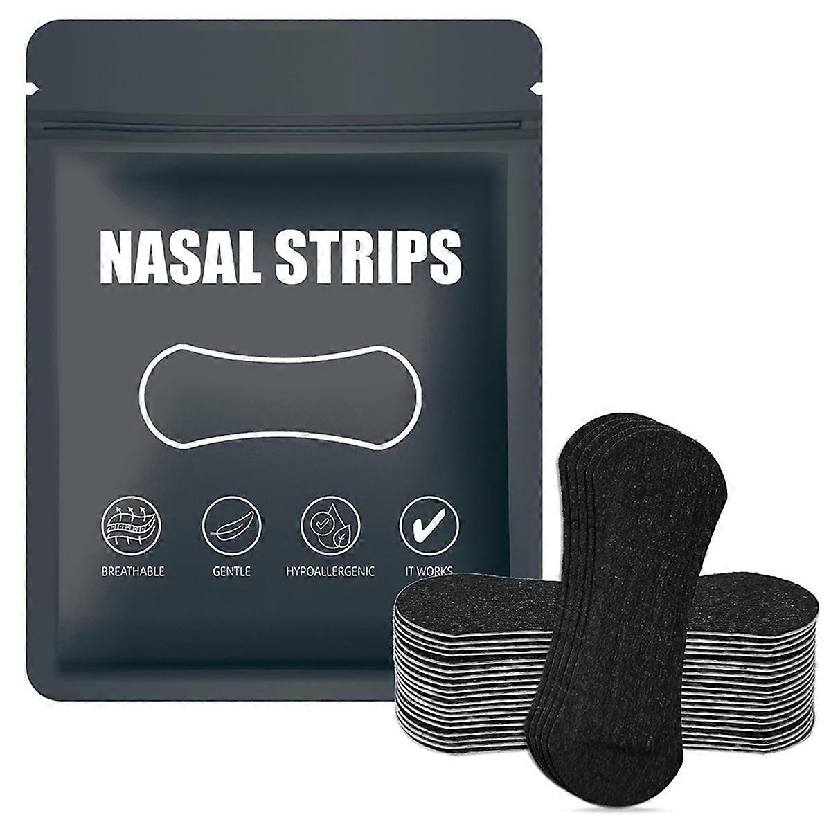 Anti Snoring Nose Strips for Breathing - Athletic Nasal Strips for Snoring & Sleeping-Oil & Sweat Proof Universal Fit