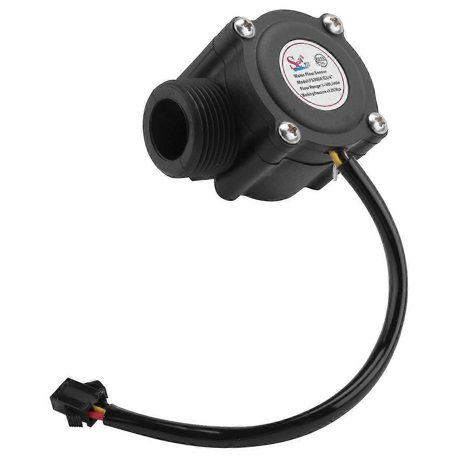 1-60L/Min DC 5-24V Hall Effect Water Flow Sensor Counter Meter FS300A