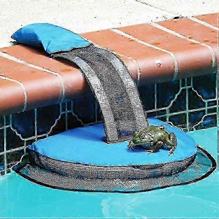 Animal Rescue Escape Ramp For Swimming Pool Floating Ramp Rescue Frog Log Pad Pool Animal Protector_ZKD22 2025