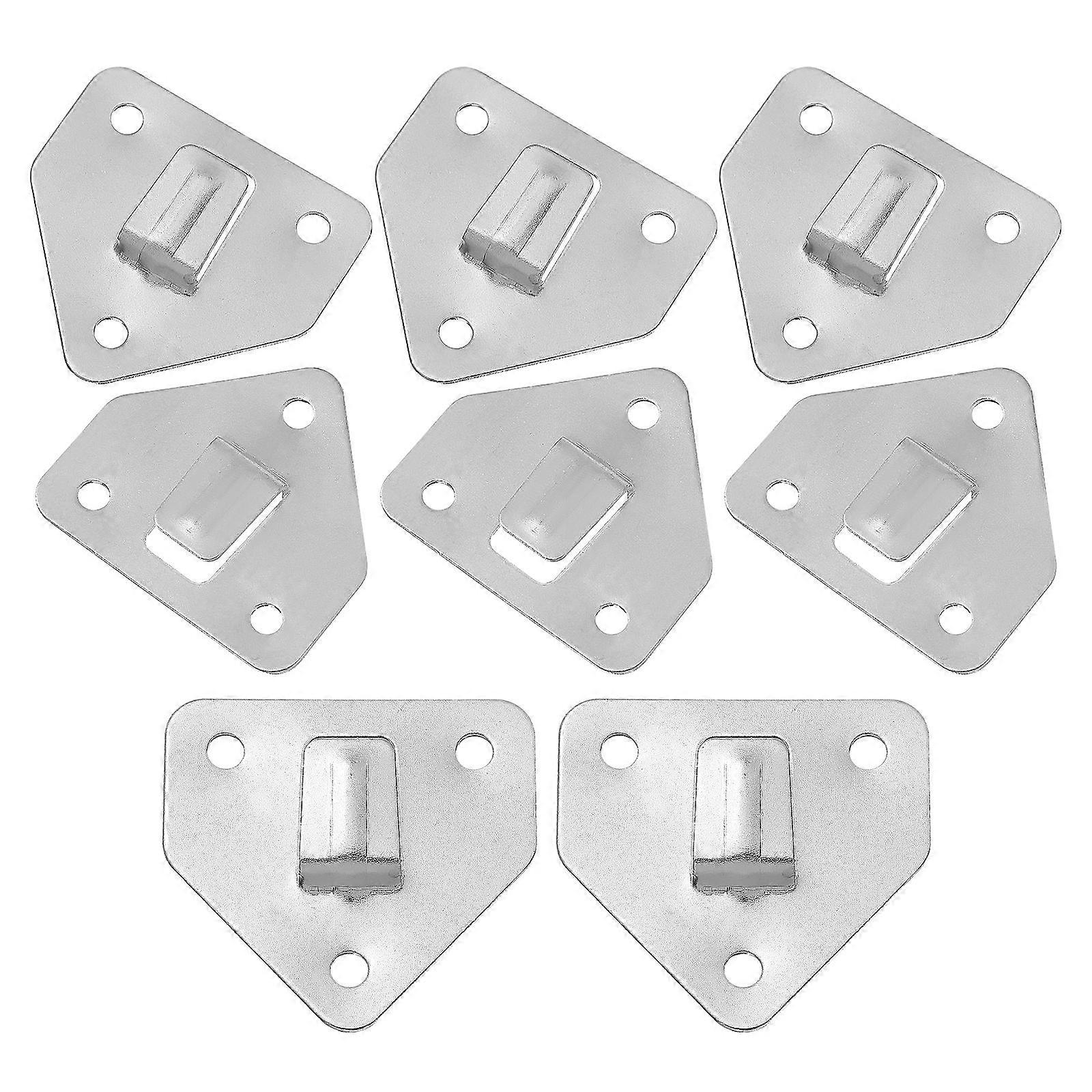 Fire Extinguisher Wall Mount Hook for Heavy Duty 40Pcs Silver Iron