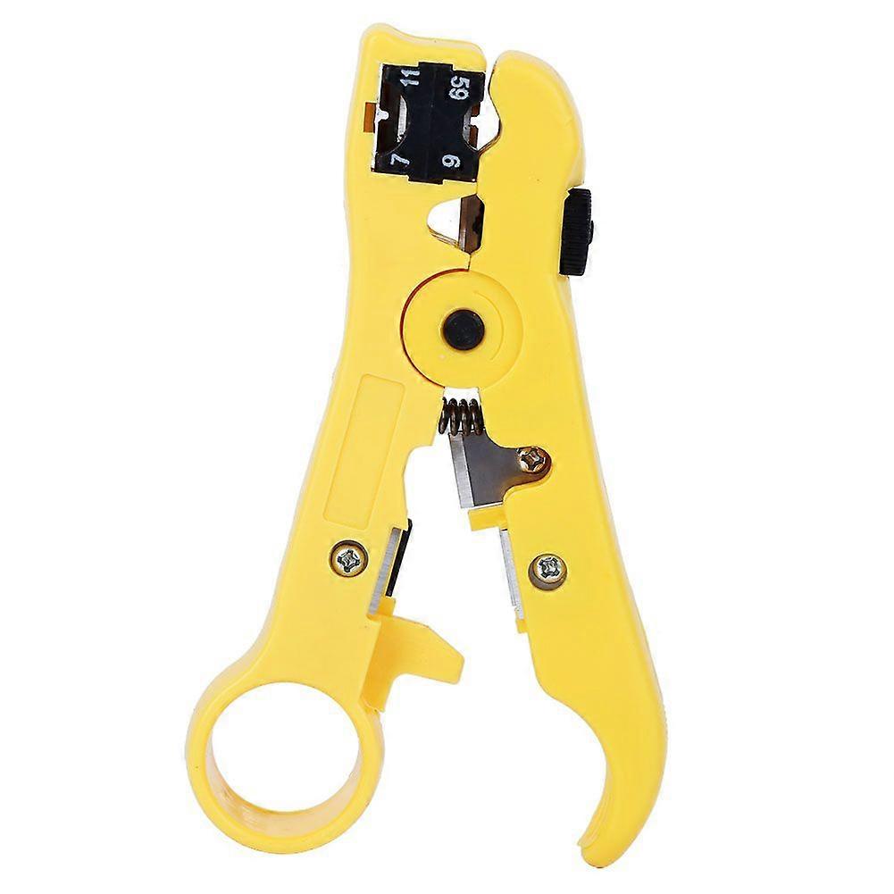HT-352 Wire Stripper 120mm 4.7in MultiFunctional Coaxial Cable Stripping Pliers Tool