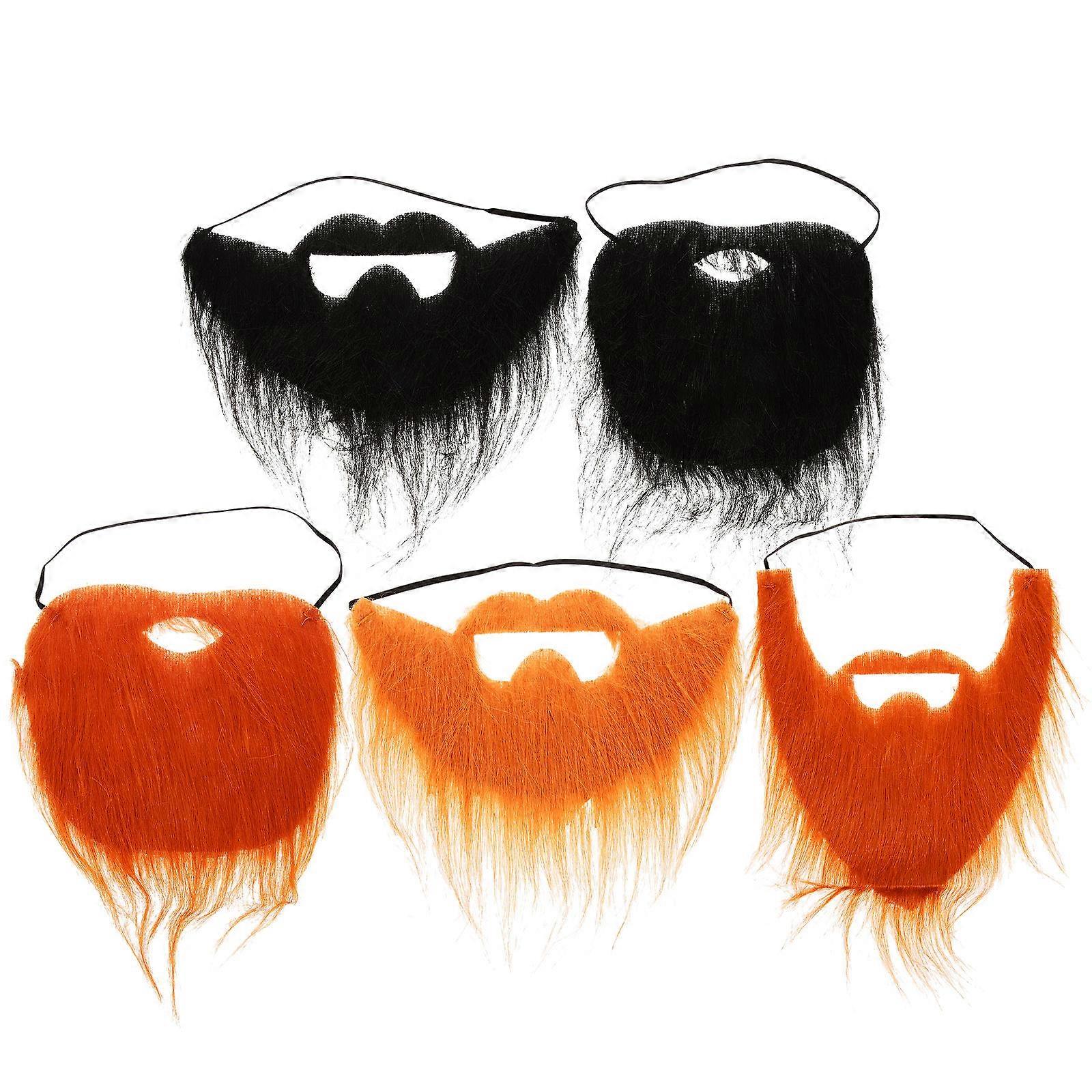 Cosplay Fake Mustache for Halloween Costume with 25Pcs Pack