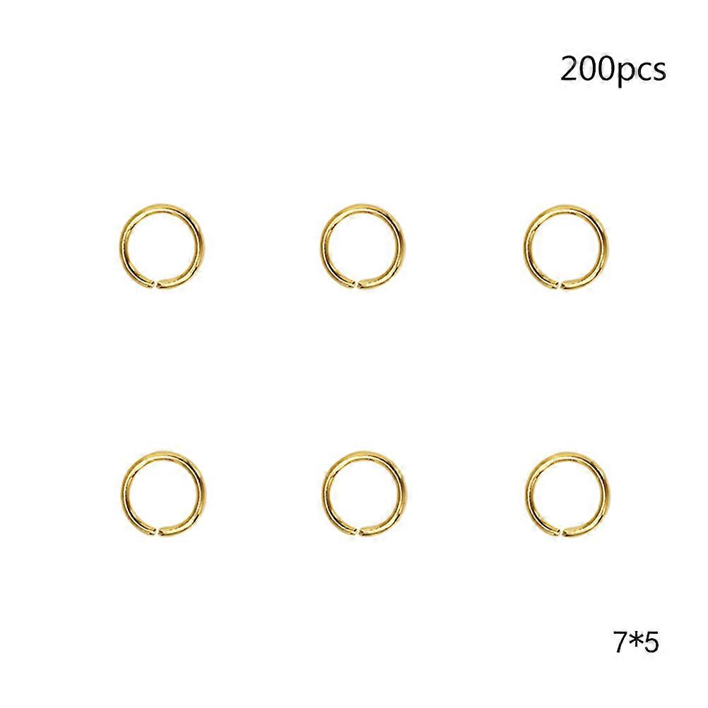Spring Rings Key Chain Rings for Crafts Use 600Pcs Golden Stainless Steel