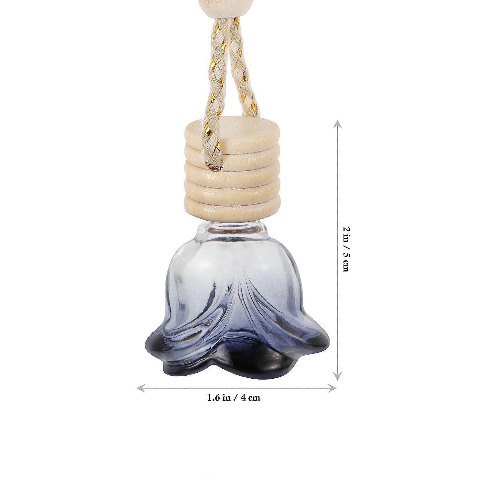 Car Aromatherapy Hanging Bottle Glass Pendant for Decoration Use 10Pcs