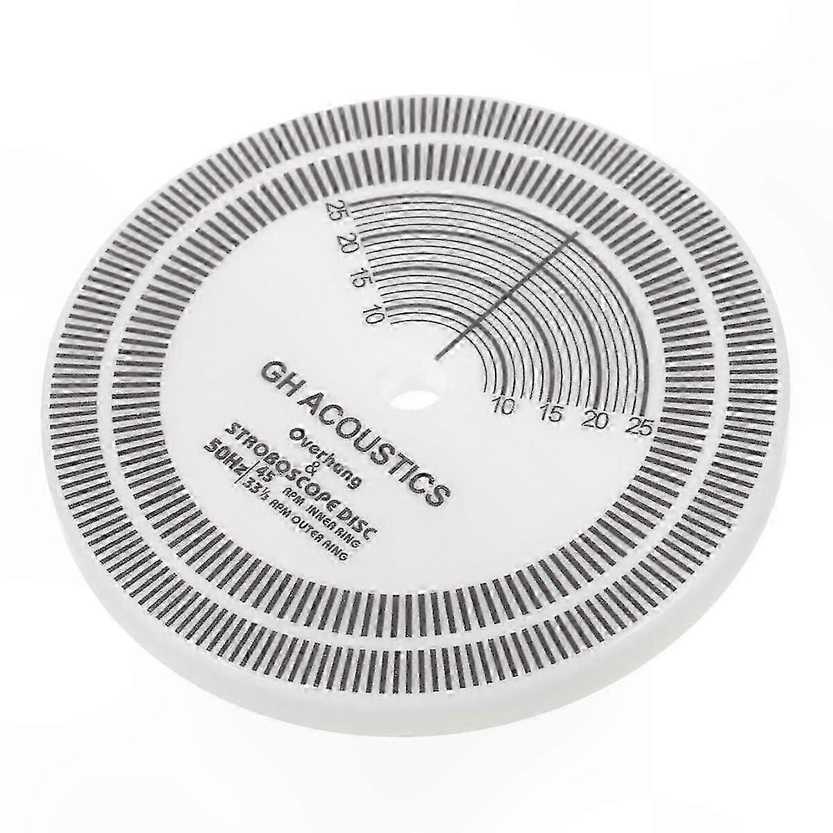 Stroboscopic Test Disc For Turntable Speed Calibration And Vinyl Recording Accuracy