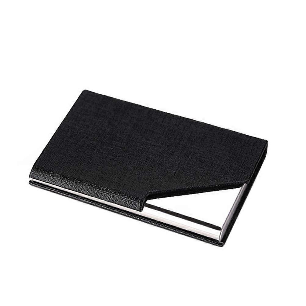 Stainless Steel Holder Business Name Case for Business Use Portable Black