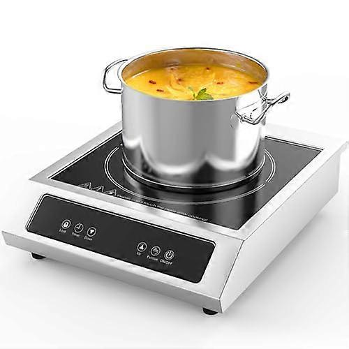 Commercial Induction Cooktop 3500W, 9 Power Levels, Safety Lock, Timer, Portable For Professional Kitchens