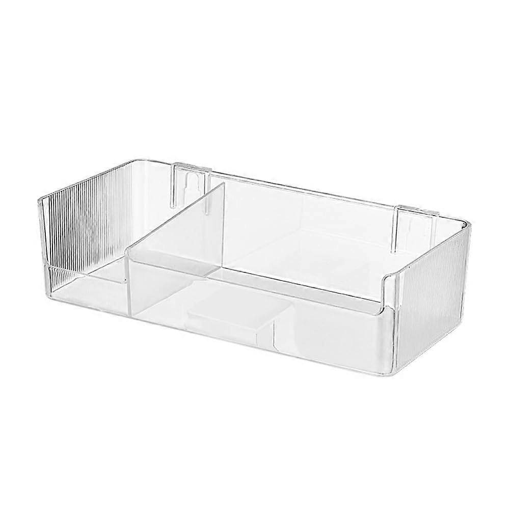 Refrigerator Storage Box Drawer for Side Door - Multifunctional Cold Storage Organizer for Seasonings, Easy-Access, Plastic, Stackable
