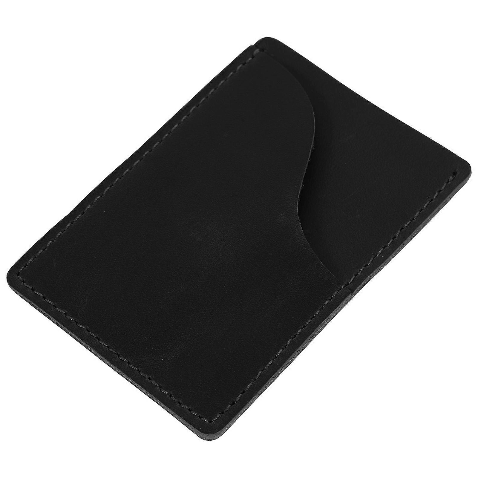 Black Business Card Holder Wallet for Stylish Card Storage