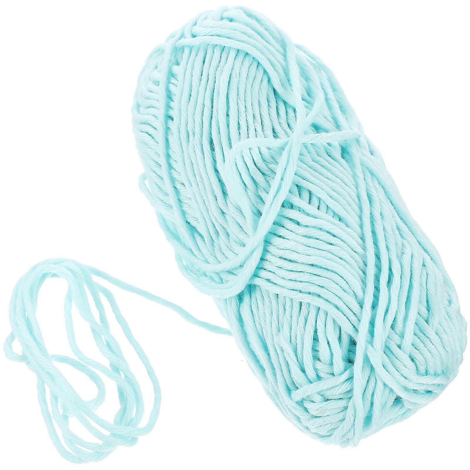 Luminous Polyester Yarn Glow in The Dark Yarn for Knitting 3 Rolls