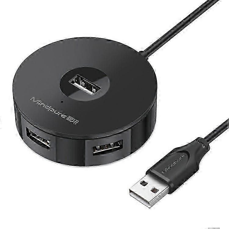 MINDPURE US018 1.5m USB to 4 X USB2.0 Docking Station Laptop Computer USB Hub Adapter
