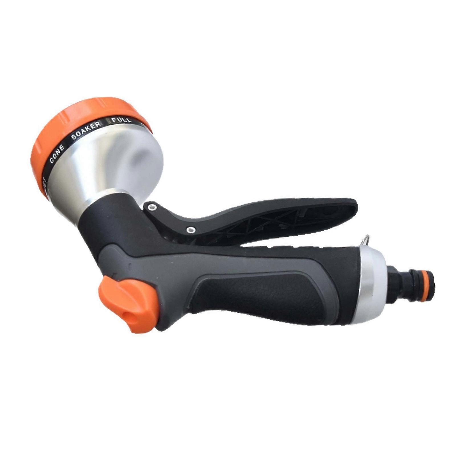 Multipurpose High Pressure Garden Hose Nozzle Ergonomic TPR Handle Durable ABS Body For Effective Landscape Irrigation Multicolor