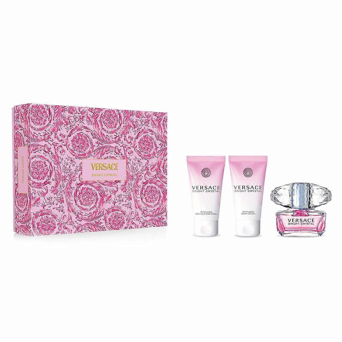 Women's Perfume Set Versace Bright Crystal