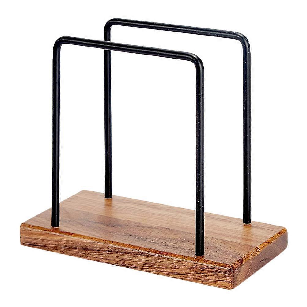 Rustic Napkin Holder 5Pcs Iron Storage For Dining Parties Home Use And Commercial Use Brown Wooden Design
