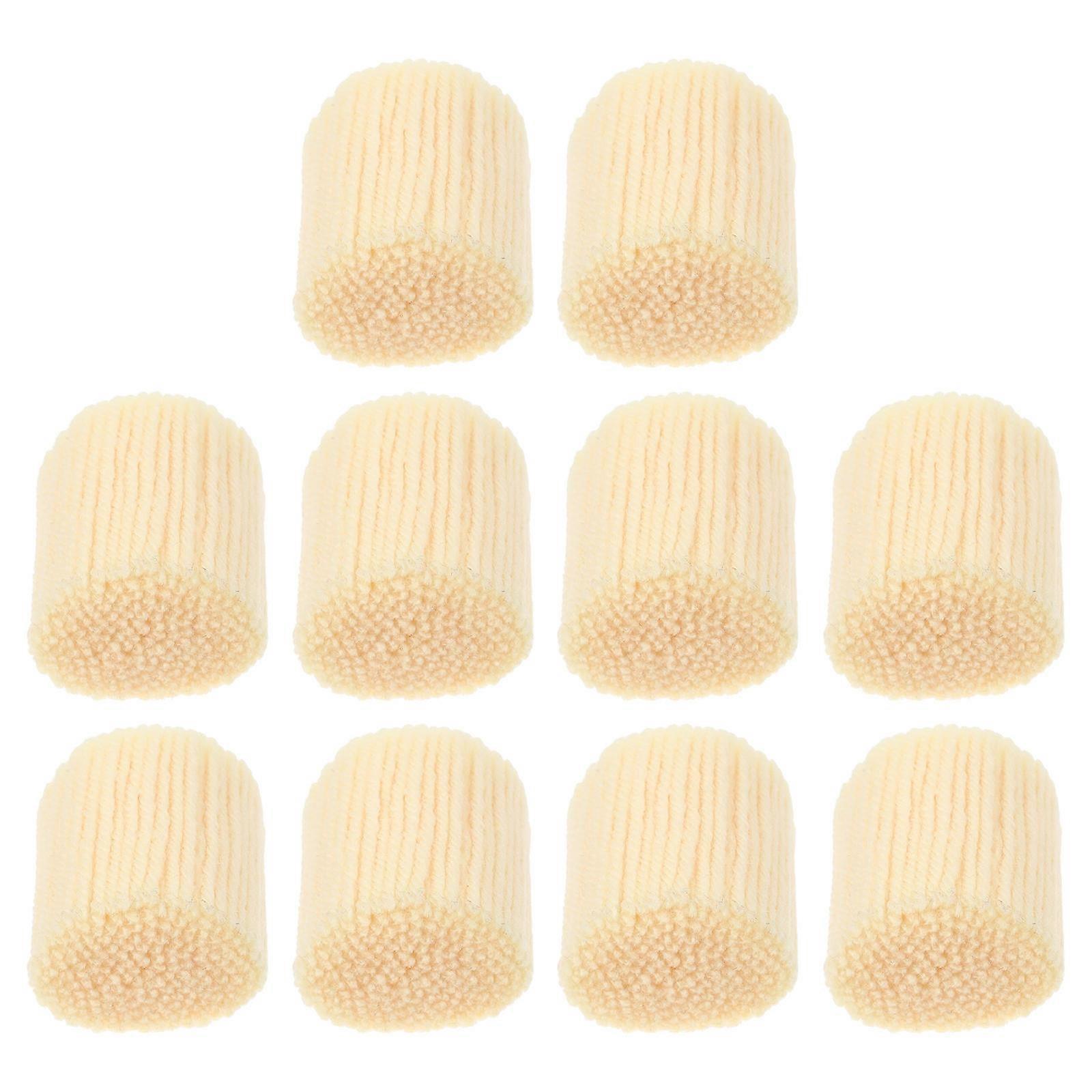 Latch Hook Rug Yarn 50 Rolls For DIY Crafts And Home Decoration Beige Acrylic Material With Excellent Durability