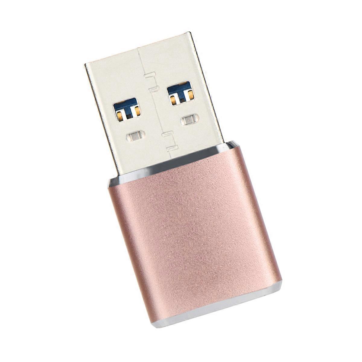 2Pcs USB 3.0 Reader Adapter For General Users In Office And Indoor Environments Rose Gold Portable Style With Efficient Memory Expansion