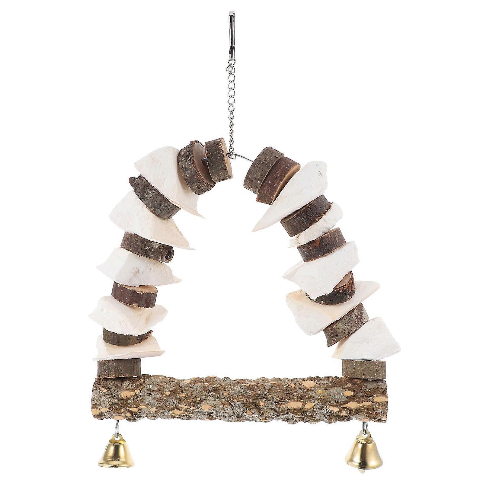 Parrot Exercising Toy Decorative Swing for Pet Playing 2Pcs