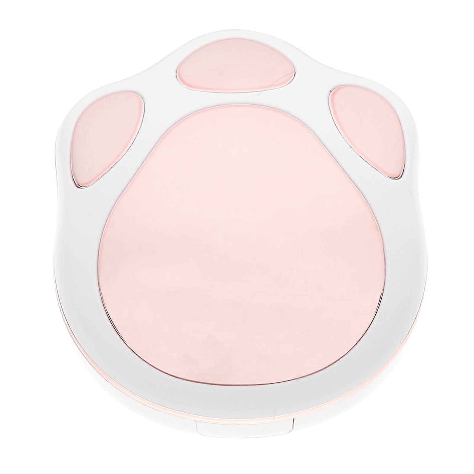 Travel Friendly Lens Case Cute Cat Claw Shape Cosmetic Lens Container Plastic 1Set