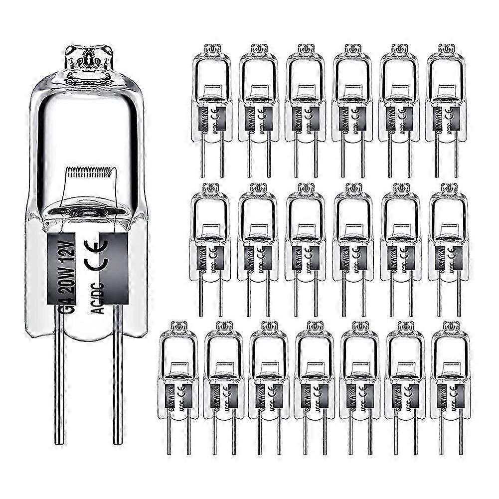 40PCS G4 12V 20W Halogen Lamp G4 12V Bulb Inserted Beads Crystal Lamp Halogen Bulb 20W 12V Halogen Bulbs