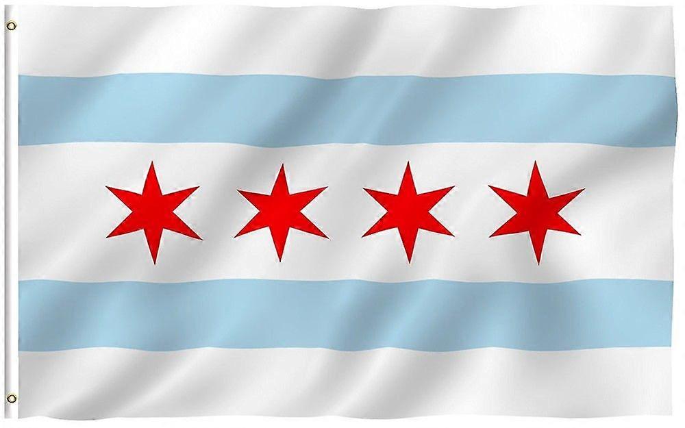 Drapeau de la ville de Chicago ft polyester XM 531