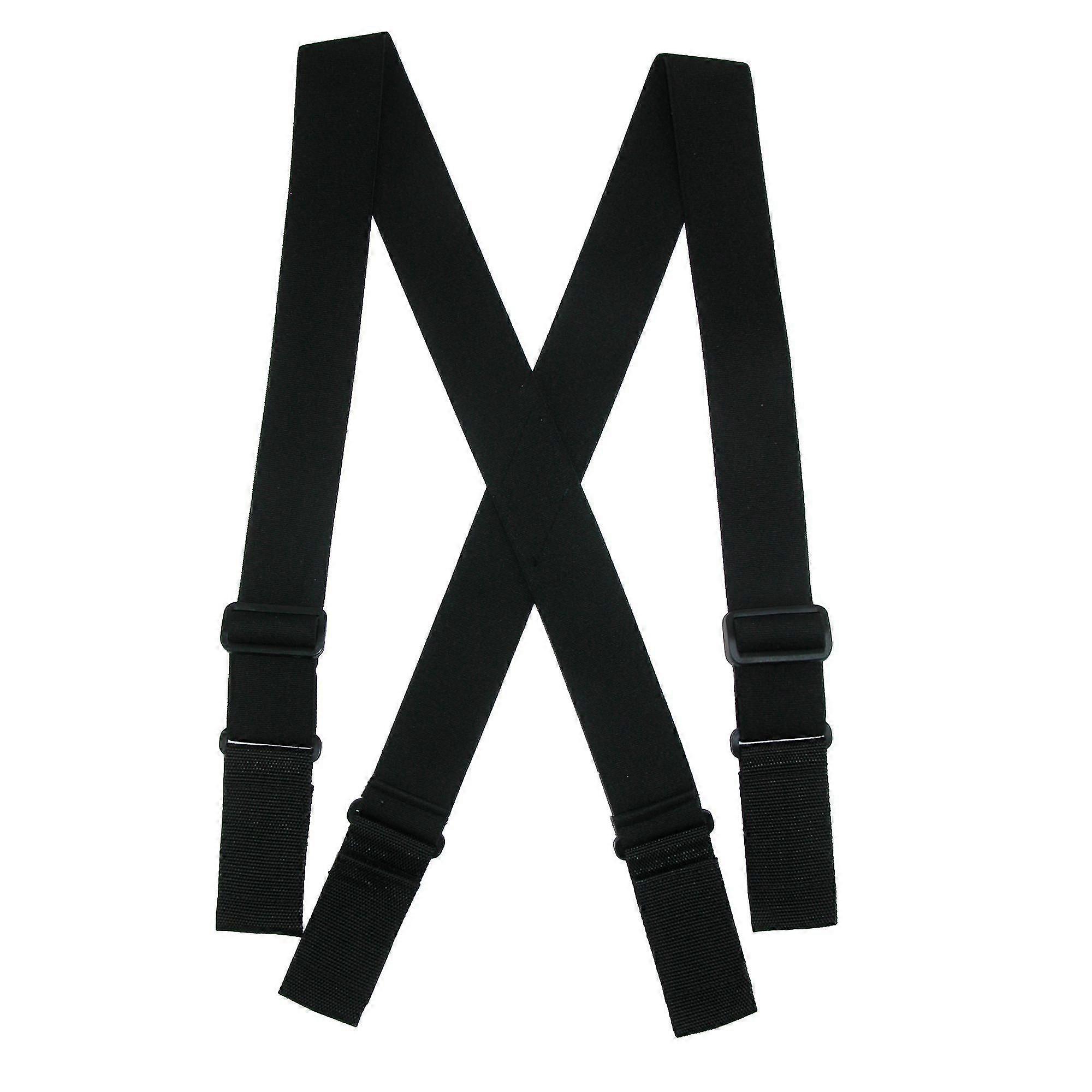 CTM Elastic Heavy Duty Ergonomic Support Suspenders with Hook & Loop Ends (Men)