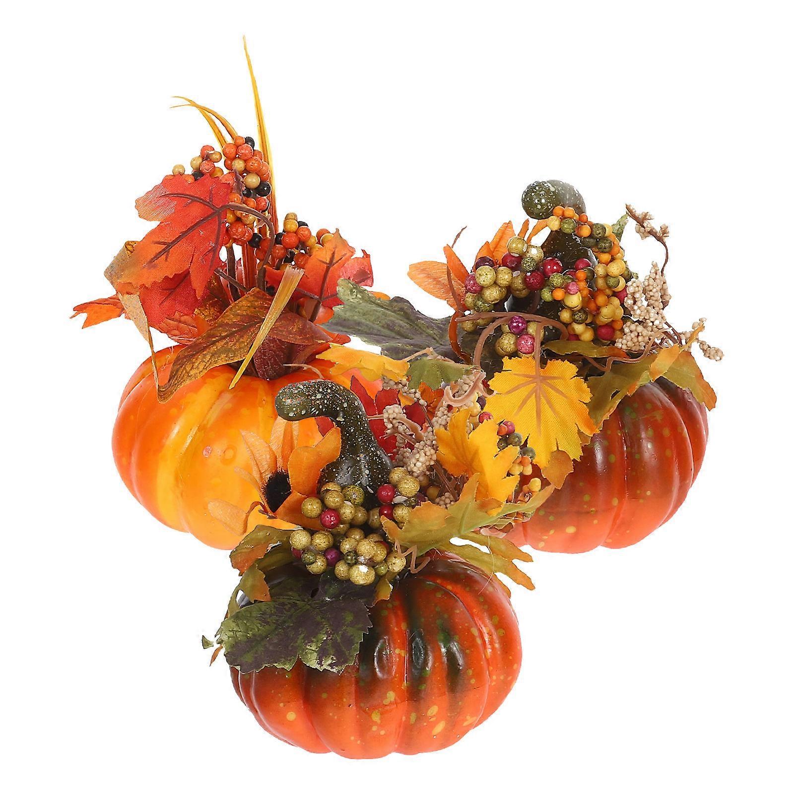 Autumn Ornament Maple Leaf Decorative Props for Decoration Use 6Pcs