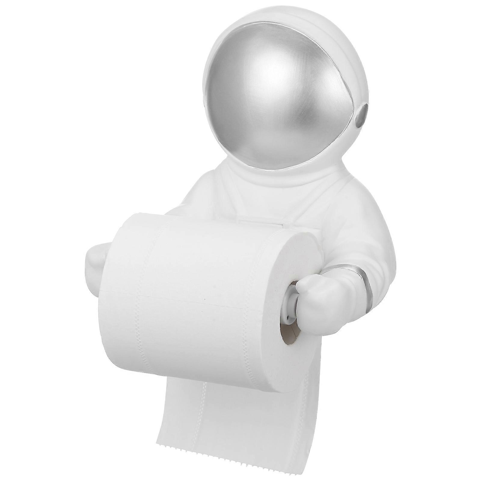 Versatile Astronaut Shape Tissue Holder For Home Decor Bathroom Kitchen Use 2Pcs With Easy Cleaning Functionality
