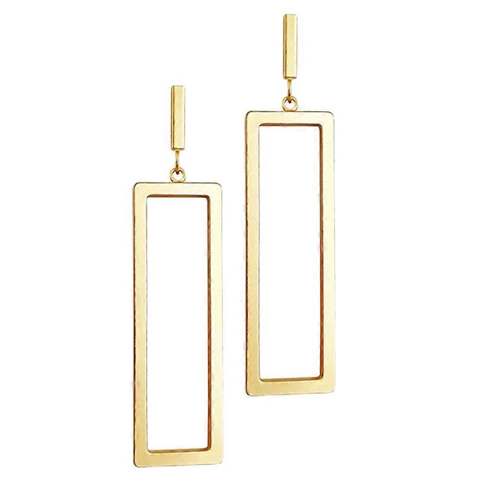 Pendientes cuadrados para mujer, 1 par