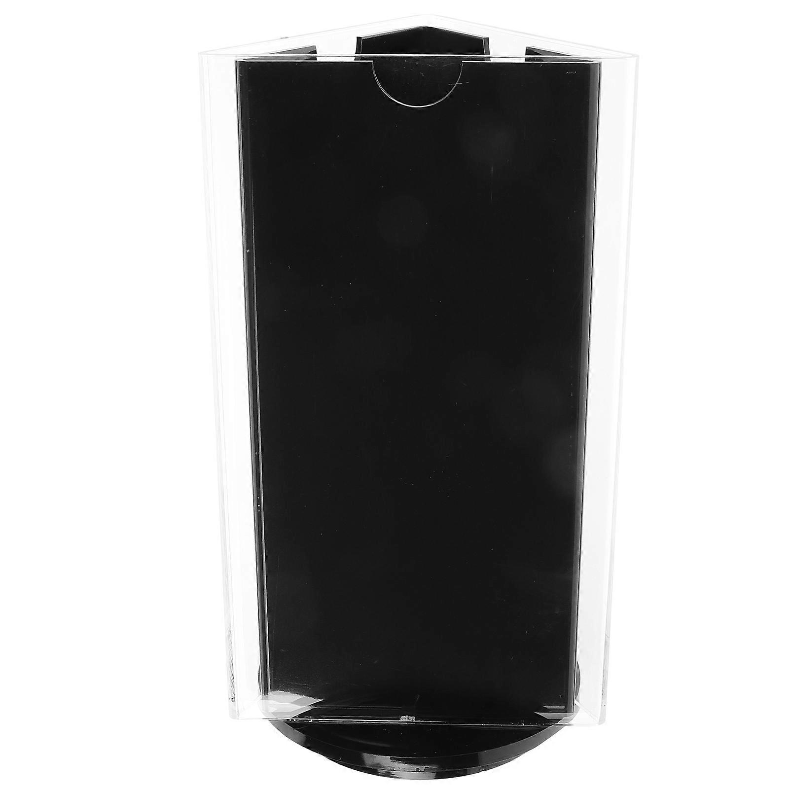 3 stk. akryl menu display stander roterbar skilteholder til restauranter