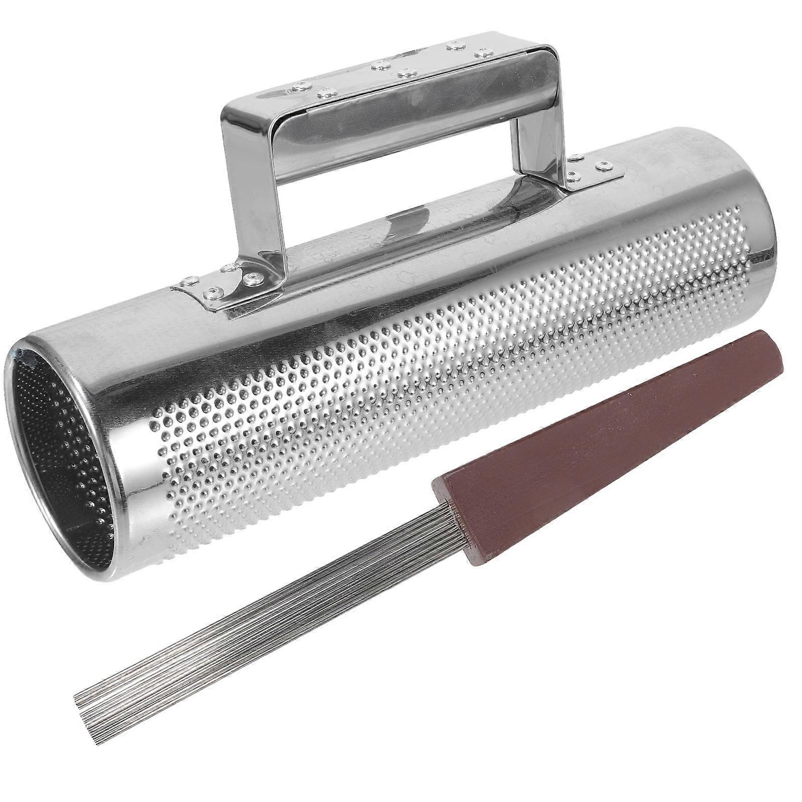 Percussion Instrument Metal Guiro with Musical Training Tool 2Sets