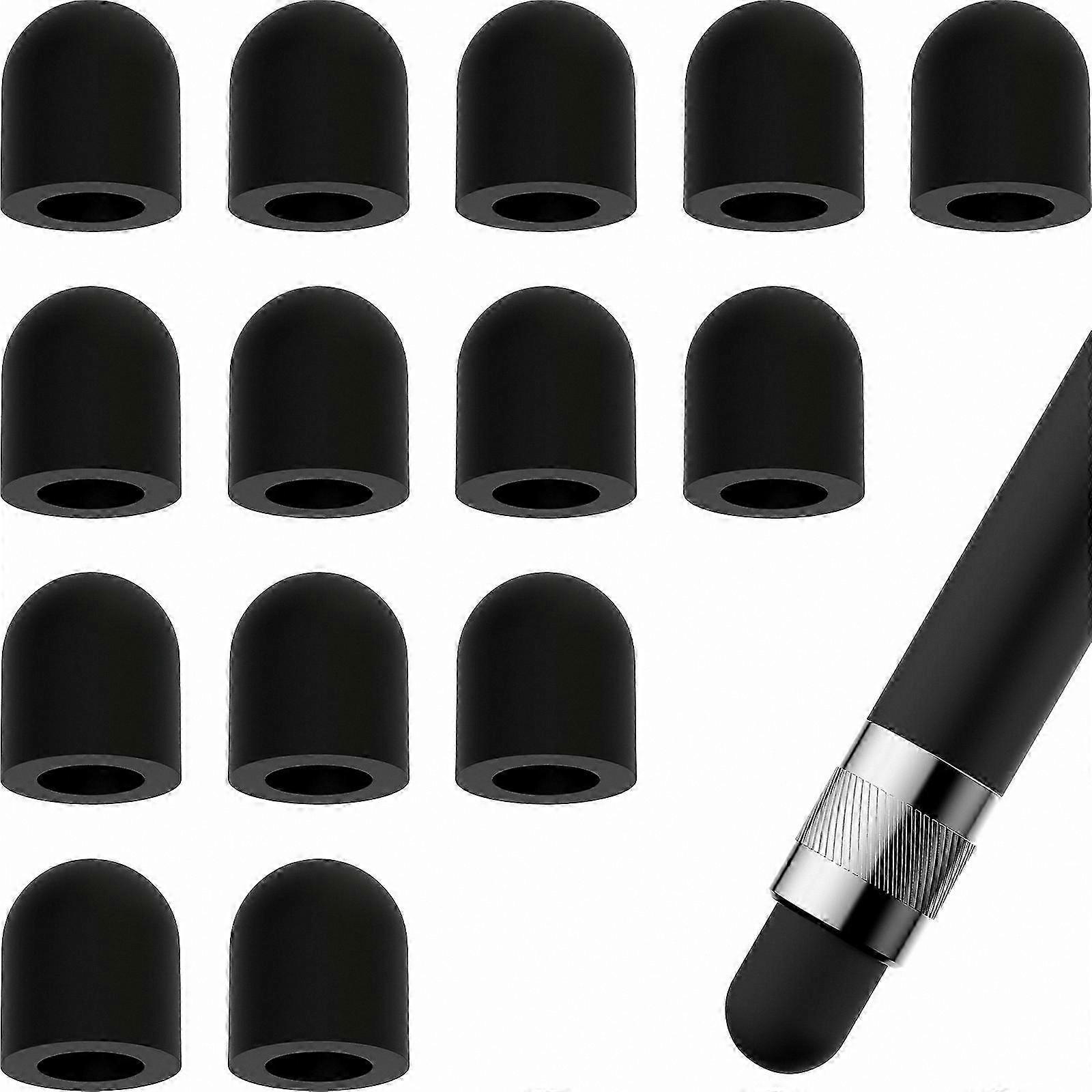 15 Pcs Silicone Stylus Tips Replacement Pen Nibs for Touchscreen Pencils