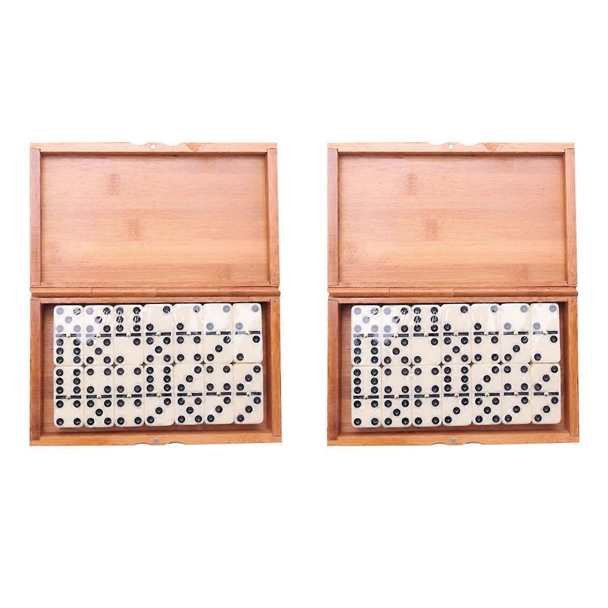 28Pcs/Set Domino Domino Toys Travel Funny Table Game