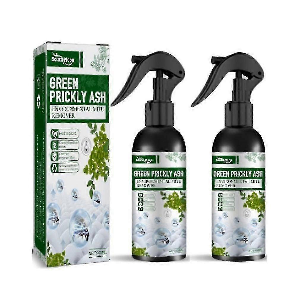 2 τεμάχια φυσικό σπρέι για την καταπολέμηση ακάρεων για στρώματα, καλύμματα, χαλιά και έπιπλα - Γρήγορη εκτεταμένη προστασία, ασφαλές για κατοικίδια και παιδιά, χωρίς τοξίνες