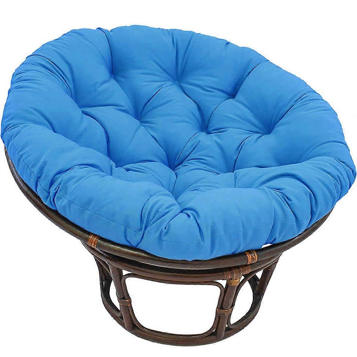 Double Egg Chair Oversized Round Pillow Cushion, Double Padded Seat Cushion For Rattan Egg Chair, Hammock Pad Included